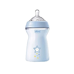 شیشه شیر نچرال فیلینگ چیکو 6+ - آبی