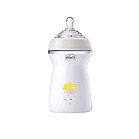 شیشه شیر نچرال فیلینگ چیکو 6+ - طوسی