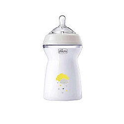 شیشه شیر نچرال فیلینگ چیکو 6+ - طوسی