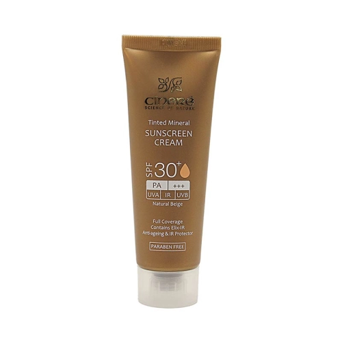 کرم ضدآفتاب رنگی سینره spf30 کرم ضد آفتاب رنگی سینره