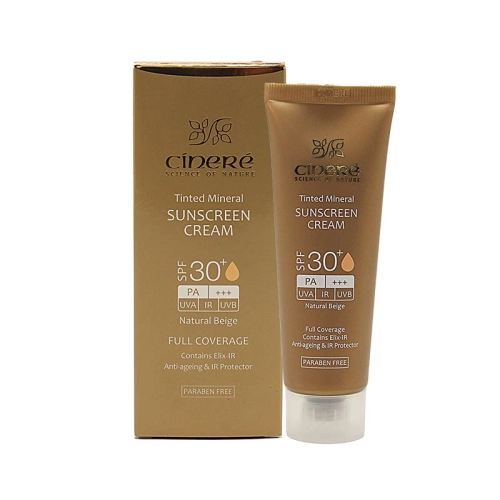 کرم ضدآفتاب رنگی سینره spf30 کرم ضد آفتاب رنگی سینره