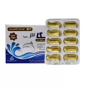 کپسول امگا 3 امگا رکس دانا 50 عدد بدون جیوه