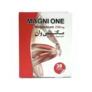 قرص مگنی وان 250 دنیا دارو | کمک به سلامت سیستم عصبی عضلانی