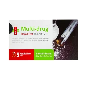 کیت تشخیص فوری اعتیاد چند دارویی سلامت الکترونیک | تشخیص در 5 دقیقه