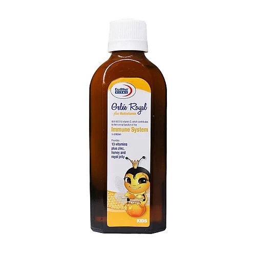 شربت ژل رویال پلاس مولتی ویتامین یورو ویتال شربت تقویتی رویال ژلی یوروویتال