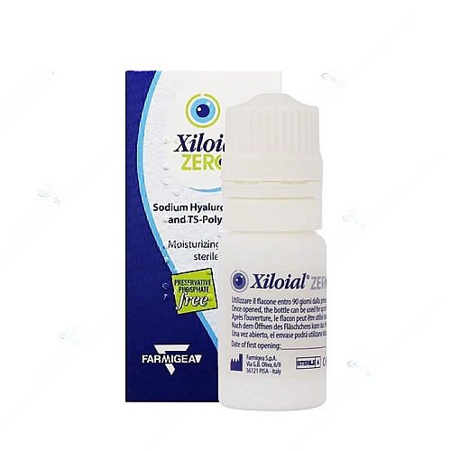 خرید قطره استریل چشمی زیلویال زیرو فارمیجیا قطره اشک مصنوعی زیلویال زیرو