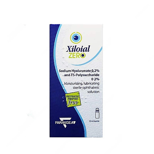 خرید قطره استریل چشمی زیلویال زیرو فارمیجیا قطره اشک مصنوعی زیلویال زیرو