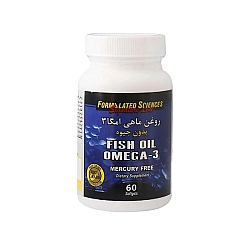 امگا 3 بدون جیوه اف اس 60 عددی