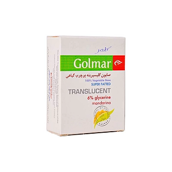 صابون گلیسیرینه پرچرب گیاهی گلمر 100 گرم | مناسب پوست خشک
