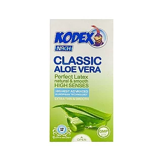 کاندوم کلاسیک آلوئه ورا کدکس 12 عددی