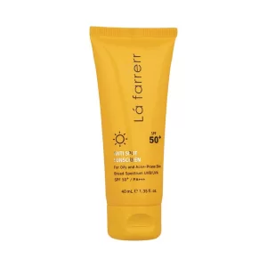 کرم ضد آفتاب و ضدلک بی رنگ لافارر | بدون چربی و مناسب پوست چرب با SPF50 