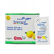 ساشه سوپراکل 200 نیچرز اونلی 30 عددی | تقویت استخوان با کمک کلسیم و ویتامین د3