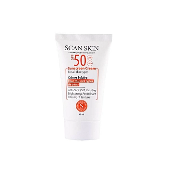 کرم ضد آفتاب و ضد لک اسکن اسکین 40 میلی | مناسب برای انواع پوست با SPF50