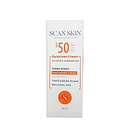 کرم ضد آفتاب رنگی اسکن اسکین 40 میلی | مناسب پوست های نرمال تا مختلط با SPF50
