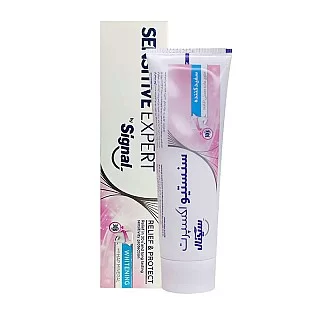 خمیردندان سفید کننده سنستیو اکسپرت سیگنال