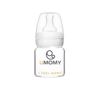 شیشه شیر پیرکس دهانه کلاسیک یومامی 0 تا 6 ماه 60 میل سفید