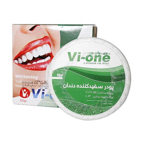 پودر سفید کننده دندان وی وان - نعنایی