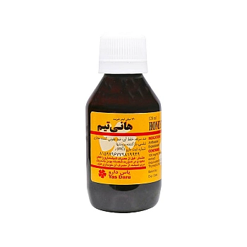 شربت هانی تیم یاس دارو 120 میلی | شربت ضد سرفه حاوی آویشن و عسل