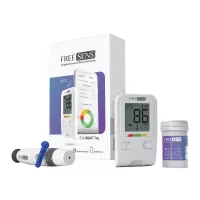 دستگاه تست قند خون فری سنس | سنجش بدون خطا با حافظه بالا و اتصال به تلفن همراه