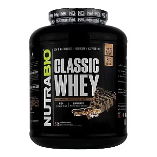 پروتئین وی کلاسیک نوترابایو شکلات کره بادام زمینی