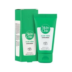 کرم ضدآفتاب آلوئه ورا اسکین شیک | ضد آفتاب برای پوست حساس با SPF50 