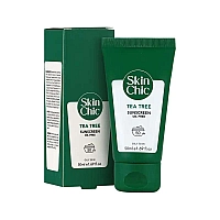 کرم ضدآفتاب درخت چای اسکین شیک | ضد آفتاب بدون چربی برای پوست چرب با SPF50 