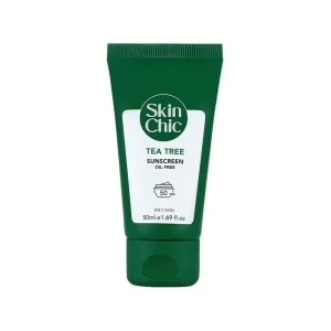 کرم ضدآفتاب درخت چای اسکین شیک | ضد آفتاب بدون چربی برای پوست چرب با SPF50 