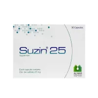 قرص سوزین 25 میلی گرم الحاوی | حاوی زینک برای تقویت پوست، مو و ناخن