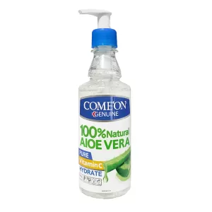 ژل مرطوب‌کننده آلوورا کامان ۴۰۰ میل | مناسب استفاده برای پوست، مو و بدن