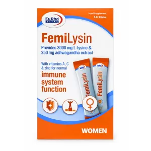 ساشه فمی لیزین یوروویتال | مکمل اختصاصی برای تقویت سیستم ایمنی بدن