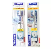 مسواک دوتایی سوپر پرومو اکسترا پروویتال آنتی باکتریال تریزا 
