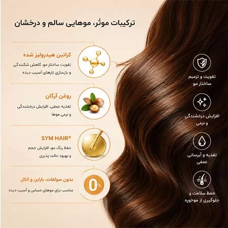 سرم ترمیم کننده موی تک فاز کاندید