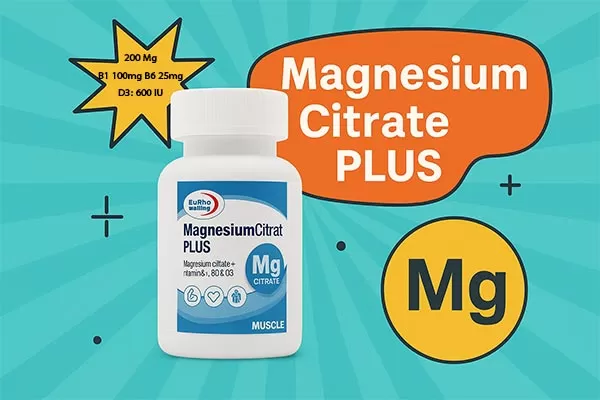 قیمت قرص منیزیم سیترات پلاس یوروویتال