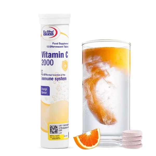خرید ویتامین سی جوشان ۲۰۰۰ یوروویتال