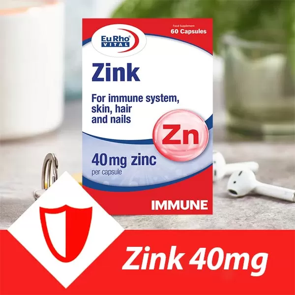 زینک ۴۰ میلی گرم یوروویتال