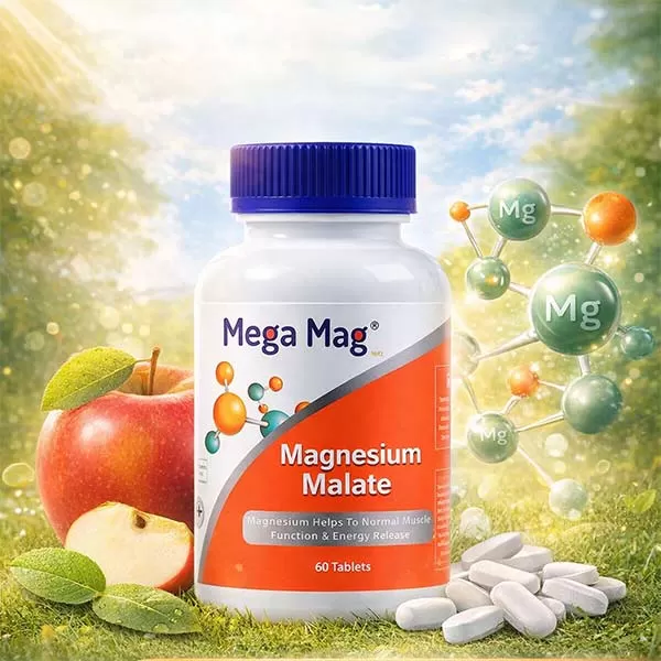 خرید مکمل منیزیم مالات 400 میلی گرم مگامگ