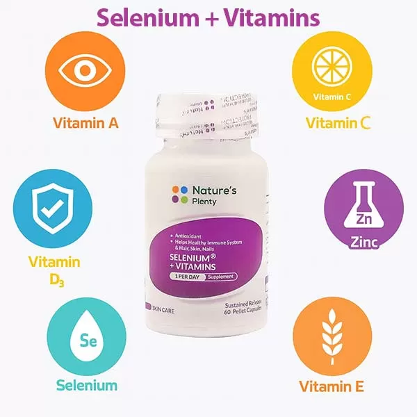 خرید مکمل سلنیوم پلاس ویتامینز نیچرز پلنتی