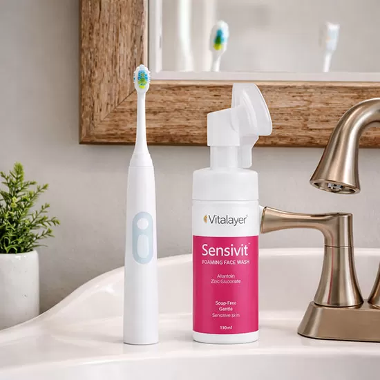 خرید فوم شستشوی صورت سنسی ویت ویتالیر