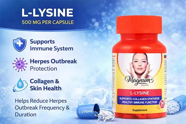 قیمت ال لیزین مگنوم ویتامینز