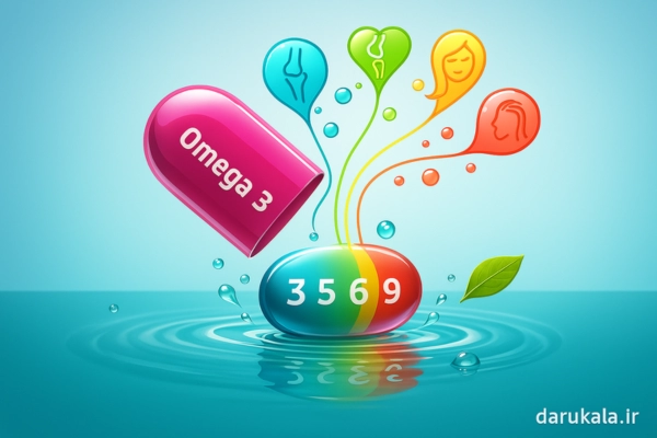 قرص امگا 3 5 6 9 برای چی خوبه؟