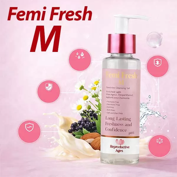 ژل بهداشتی بانوان فمی فرش ام برای دوران یائسگی