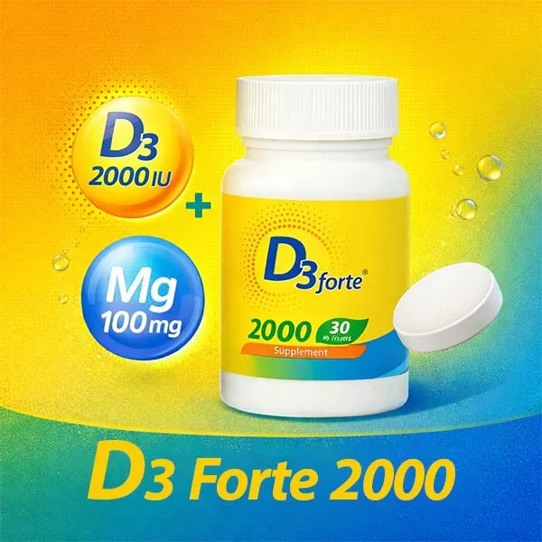 ویتامین د۳ فورت با منیزیم هولیستیکا