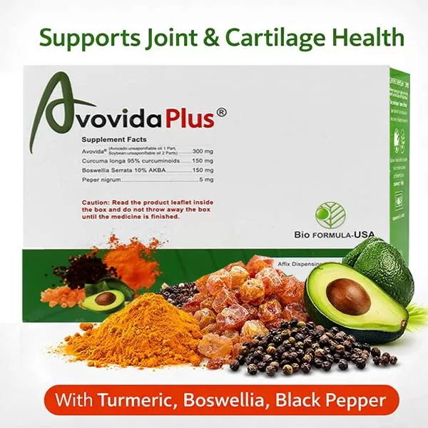 آوویدا پلاس حاوی آووکادو و سویا برای مفاصل و آرتروز