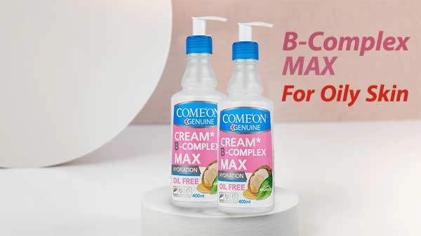 کرم مرطوب کننده پوست چرب کامان مدل b-complex max