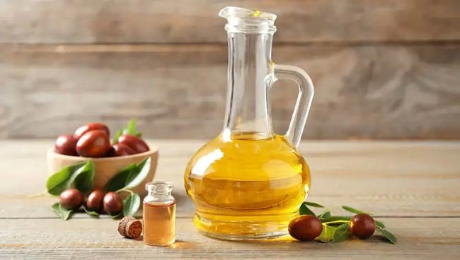 روغن جوجوبا در سرم موی کراتینه هلس دراپ