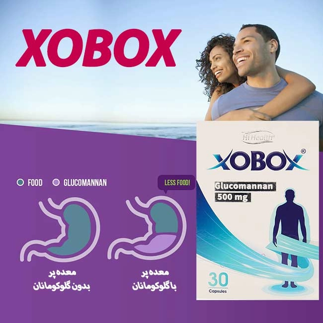 کپسول زوبوکس های هلث حاوی گلوکومانان 500
