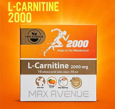 مکس اونیو ویال ال کارنیتین 2000 میلی گرم