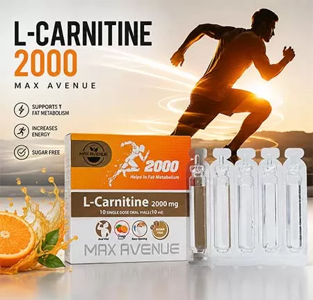 قیمت ویال ال کارنیتین 2000 مکس اونیو
