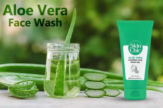 ژل شوینده پوست صورت آلوئه ورا اسکین شیک برای پوست حساس