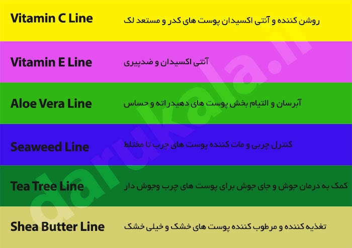 لاین های اسکین شیک